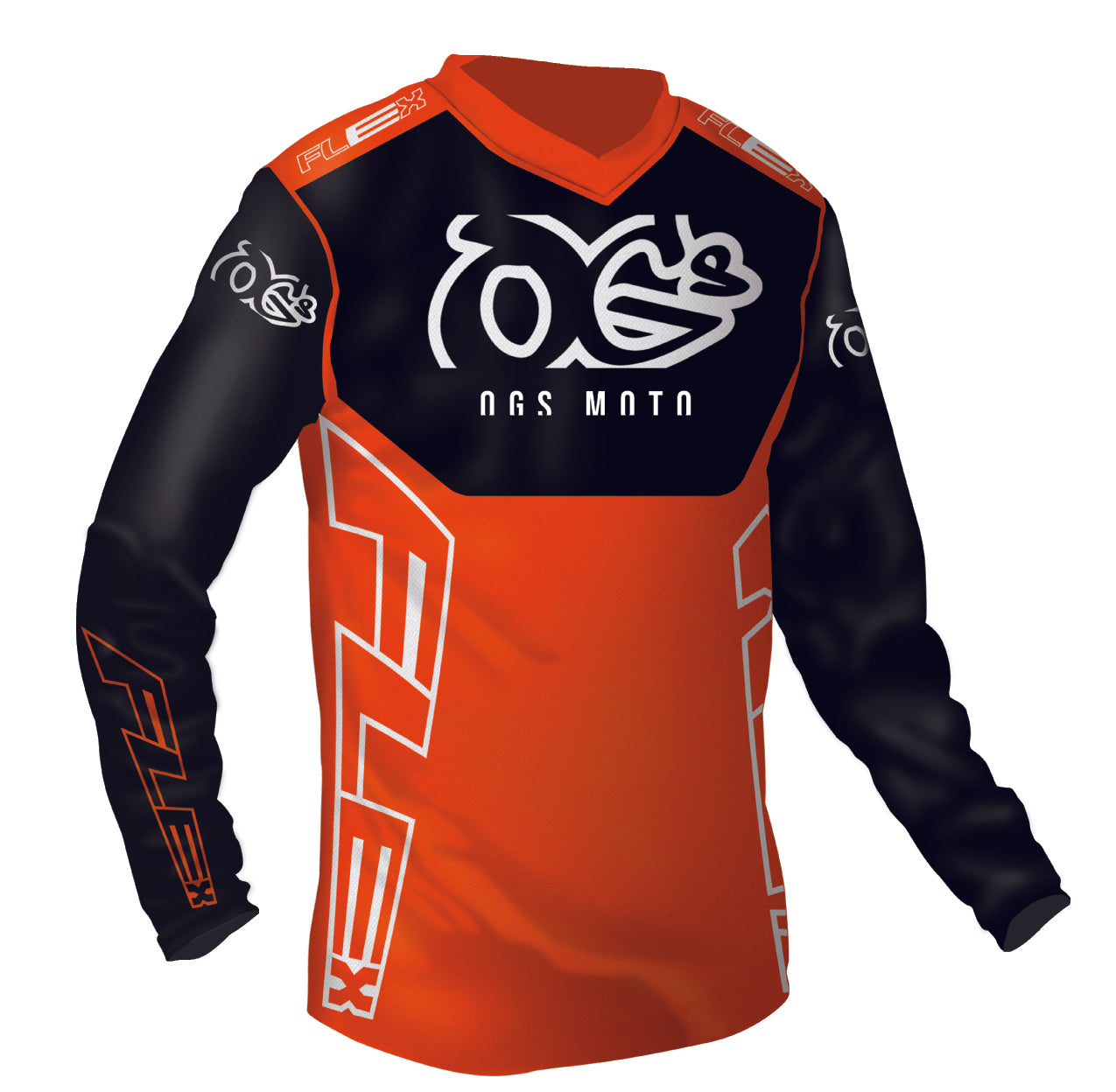 Flex Jersey Orange Black