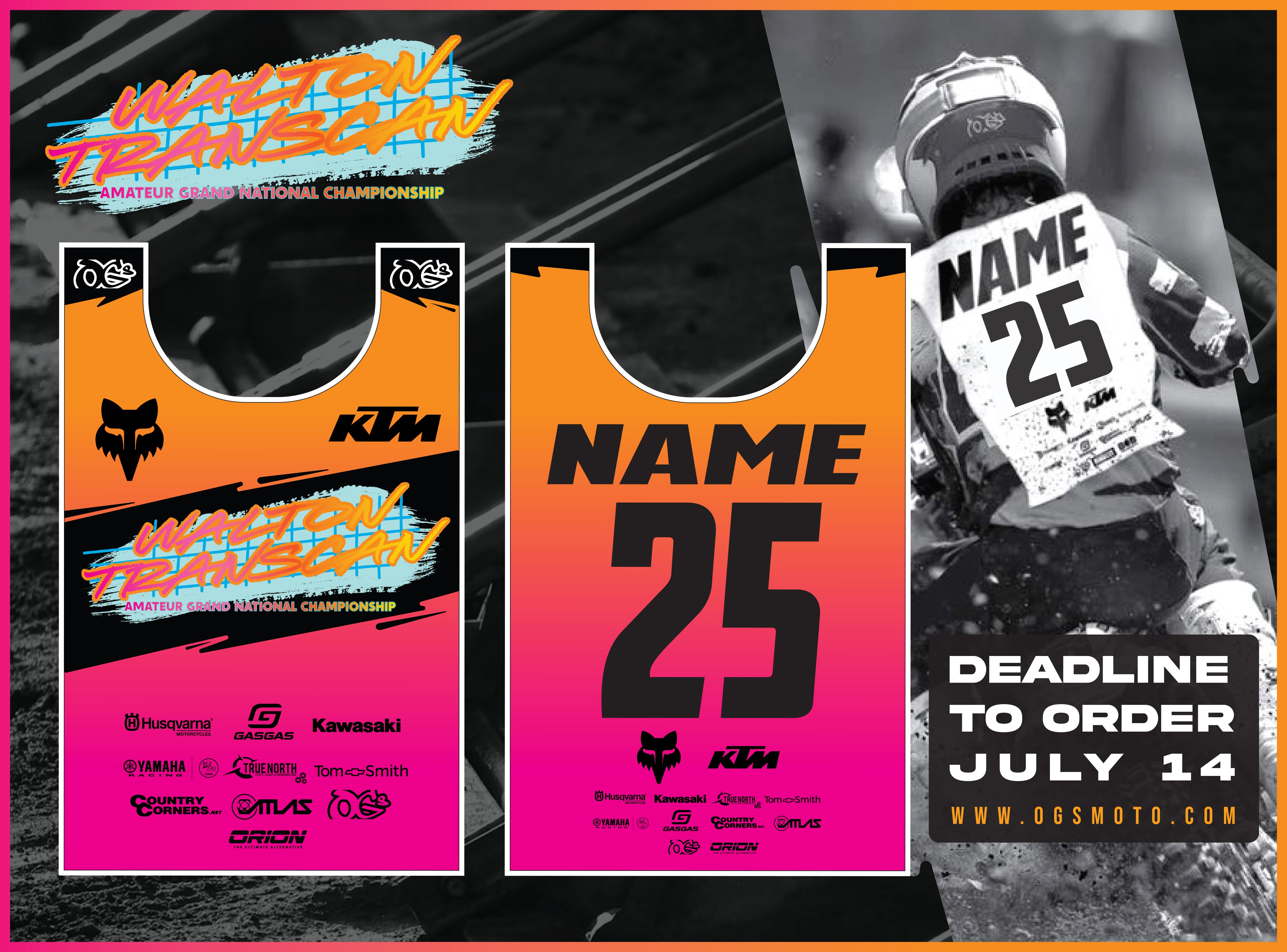 Walton Transcan Custom Bibs