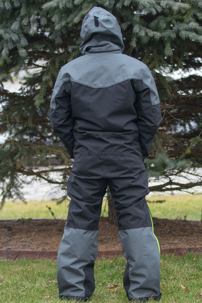 Combinaison mono VOID V2 HOMME (Noir/Gris Foncé/Jaune Vif)