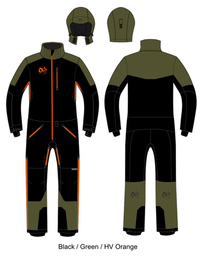 VOID V2 MONOSUIT MEN (Black/Green/HV Orange)