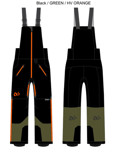 PANTALON VOID V2 HOMME (Noir/Vert/Orange HV)