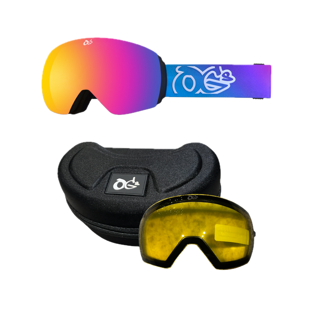 Snow Pink/Blue/Purple Bubble Lens