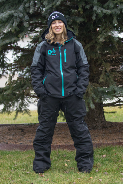 Veste VOID V2 Femme (Noir/Gris Foncé/Turquoise)