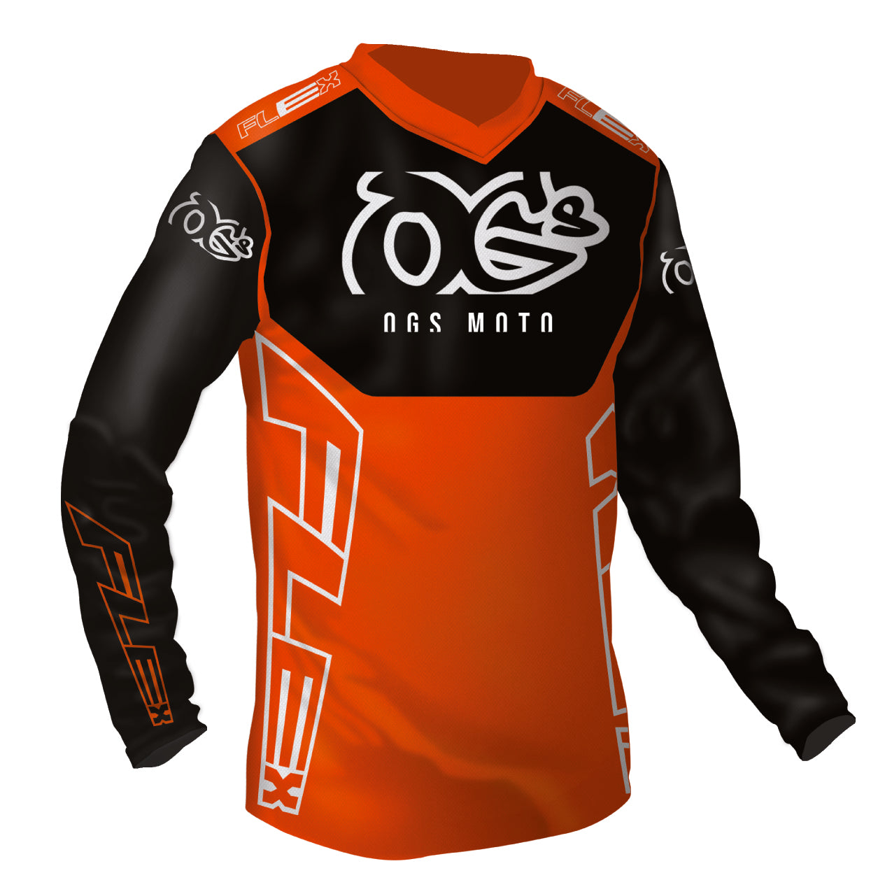 Flex Jersey Orange Black